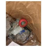 Bag of Miscellaneous Staples and Plumbing Items