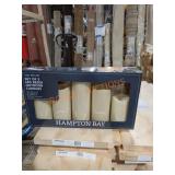 Hampton Bay 5pc LED Resin Outdoor Candles