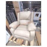 Faux Leather Recliner Chair