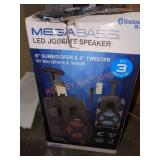 Mega Bass LED Jobsite Speaker