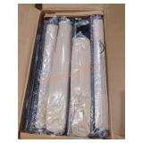 Sizzim 5-piece wicker Patio conversion sofa set