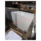 36" x 13" x 30" White Wall Cabinet