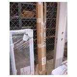 60.25" x 2" x .75" White backsplash