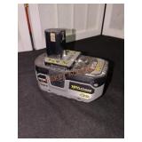 Ryobi One 18V Li Ion 4Ah Battery Only