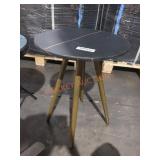 15.75" Black End Table