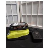 RYOBI 18v 1.5Ah Lithium Battery and Charger