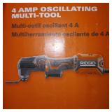 Rigid 4amp corded Oscillating multi tool