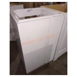 32.5"H x 17"W x 13.75"D White storage cabinet