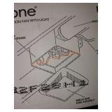 NuTone 80CFM ventilation fan w/ light