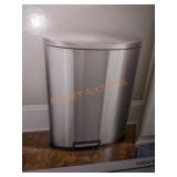 StyleWell 50L stainless steel step trash can
