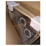 Outsunny 19" portable wheeled charcoal grill