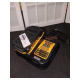 DeWalt Li Ion 20V 2Ah Battery and Charger