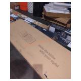 Black waterproof shower niche