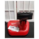 Milwaukee M12 4Ah Battery and Charger