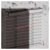 Lot of 3 cordless faux wood blinds