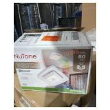 NuTone 80cfm Bluetooth Ventilation Fan with Light