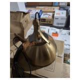 Generation Lighting 1 Light Pendant, Round Gold