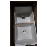 Deer valley kitchen sink  apx 33 x 18in
