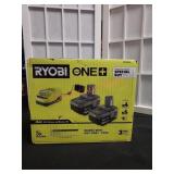 RYOBI (2) 18v 4Ah Batteries and (1) Charger