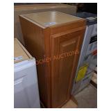 36"H x 12"W x 13"D Single-door wooden cabinet