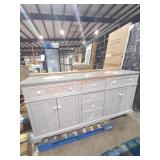 72" W x 22" D x 34 5" H Double Vanity w/ Top