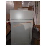 18" W x 25" D x 34.5" H Grey Base Cabinet
