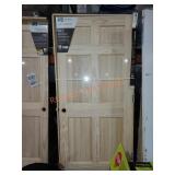 JELD-WEN Pine Unfinished Solid Wood Door Slab