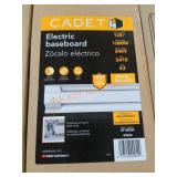 Cadet 48" Electric Baseboard Heater, White