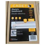 Cadet 48" Electric Baseboard Heater, White