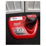 Milwaukee M12 2Ah Battery and Charger