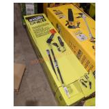 Ryobi One+ 18v cordless pole saw + chainsaw combo