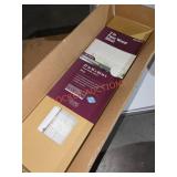 2" cordless fw white blinds 27" x 64"