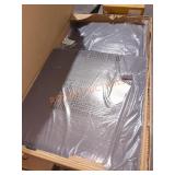 Dark gray long Folding cushion