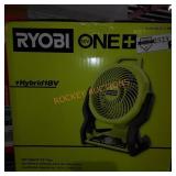 Ryobi 18v hybrid fan 7.5in