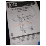 Loco 26" 2-burner griddle