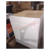 24" x 25" x 35" White Base Cabinet