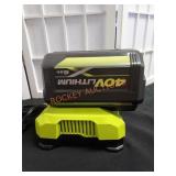 RYOBI 40V 6Ah Lithium Battery and Charger