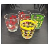 Vintage sour cream glasses