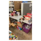 6 foot aluminum folding table