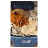 Miscellaneous ribbon and rope tote lot