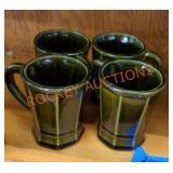 Pfaltzgrafe green glazed mug