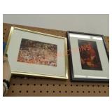 Small framed signed artwork