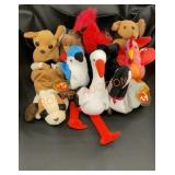 TY beanie baby lot 10 total