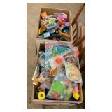 Vintage toy lot mainly from kids meals