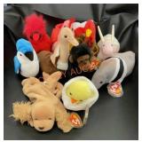 TY beanie baby lot 10 total