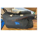 Canvas bag full of misc. household items