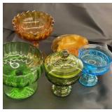 Misc. colored glass lot