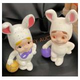 Vintage Easter ceramic characters