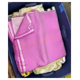 Miscellaneous blanket and fabric tote lot