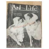 Vintage art and life magazine from early 1925